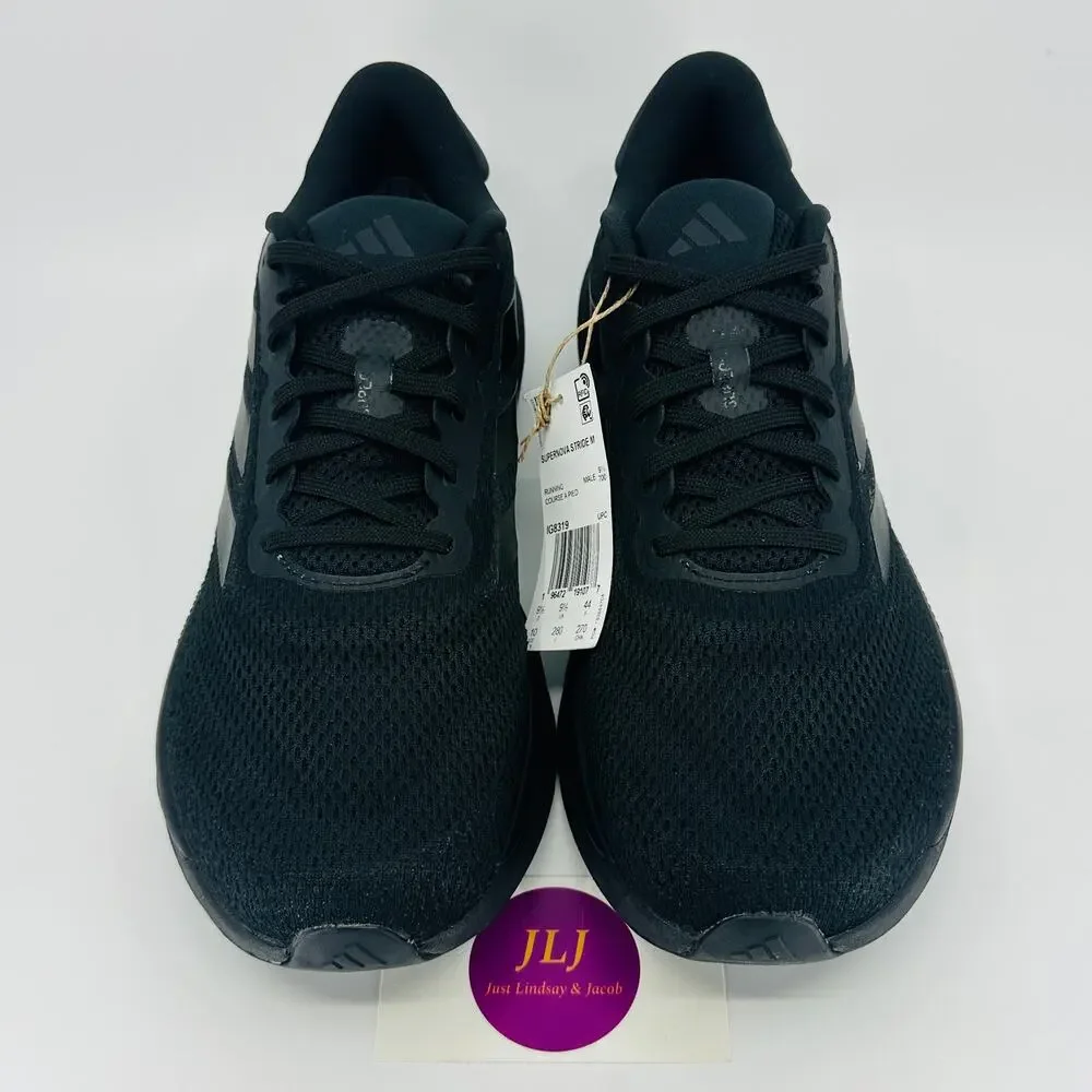 Adidas Men's Supernova Stride Running Shoes Triple Core Black IG8319 Size 10